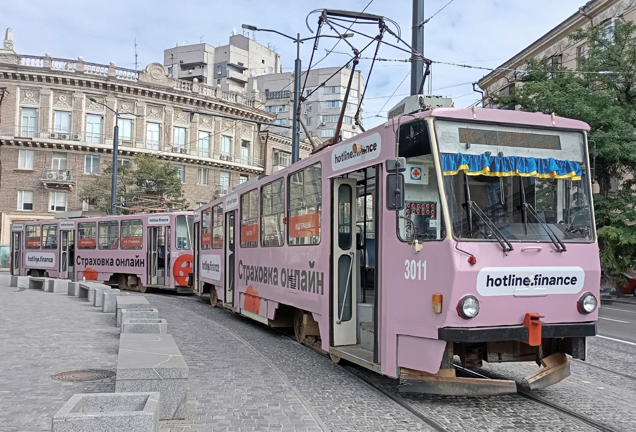 Днепр, Татра-Юг Т6Б5 № 3011