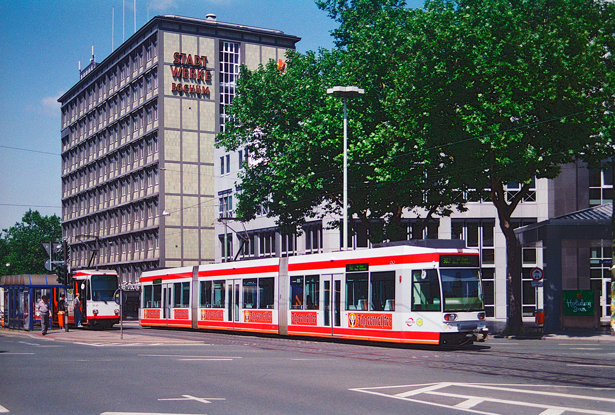 Bochum – Gelsenkirchen, Duewag MGT6D N°. 422; Bochum – Gelsenkirchen — Old Photos
