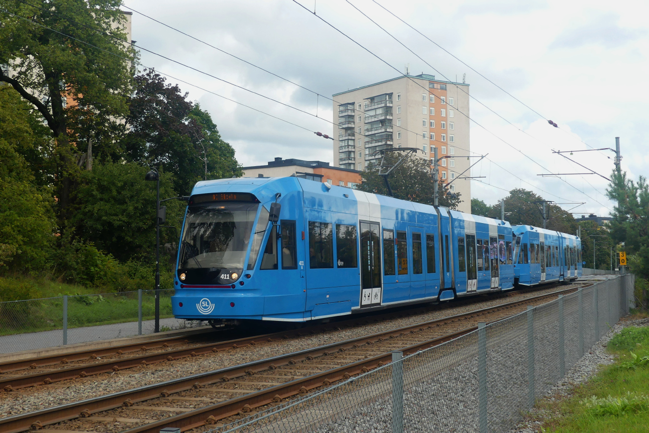 Стокгольм, Bombardier Flexity Swift № 411