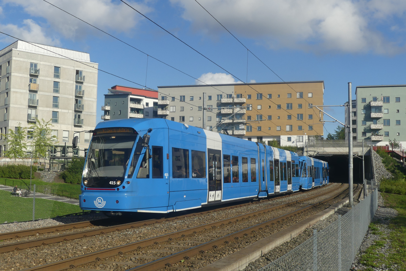 Стокгольм, Bombardier Flexity Swift № 415