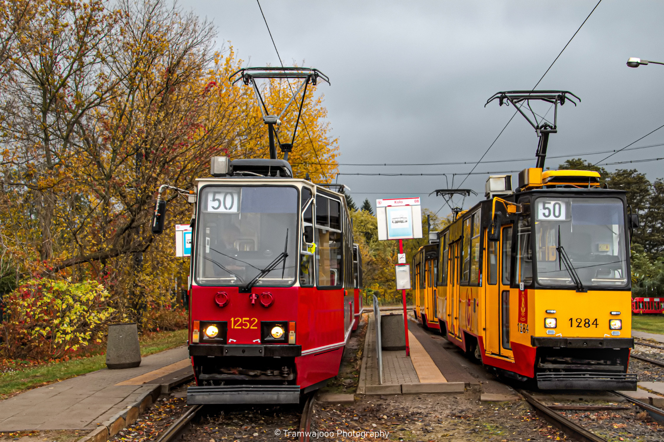 Varšuva, Konstal 105Na nr. 1252; Varšuva, Konstal 105Na nr. 1284