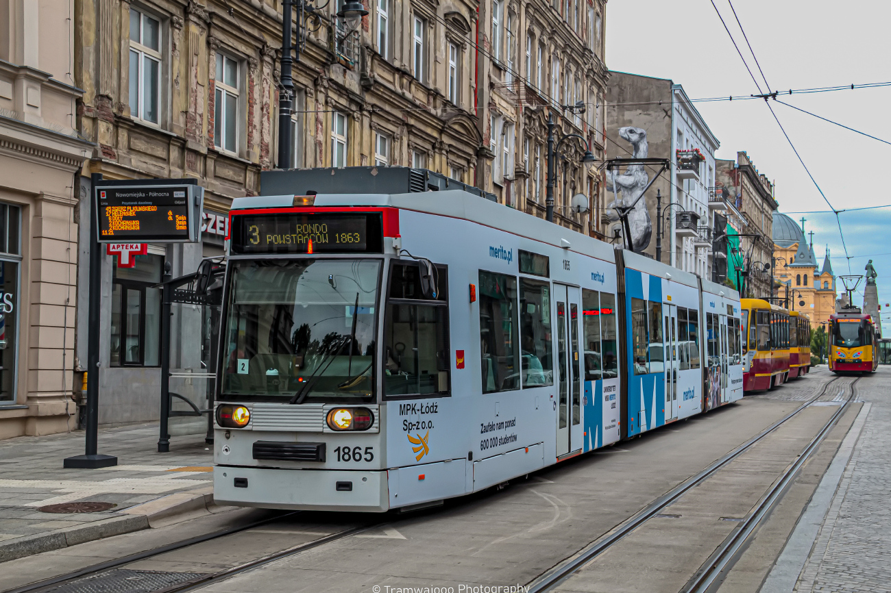 Лодзь, Duewag MGT6D № 1865