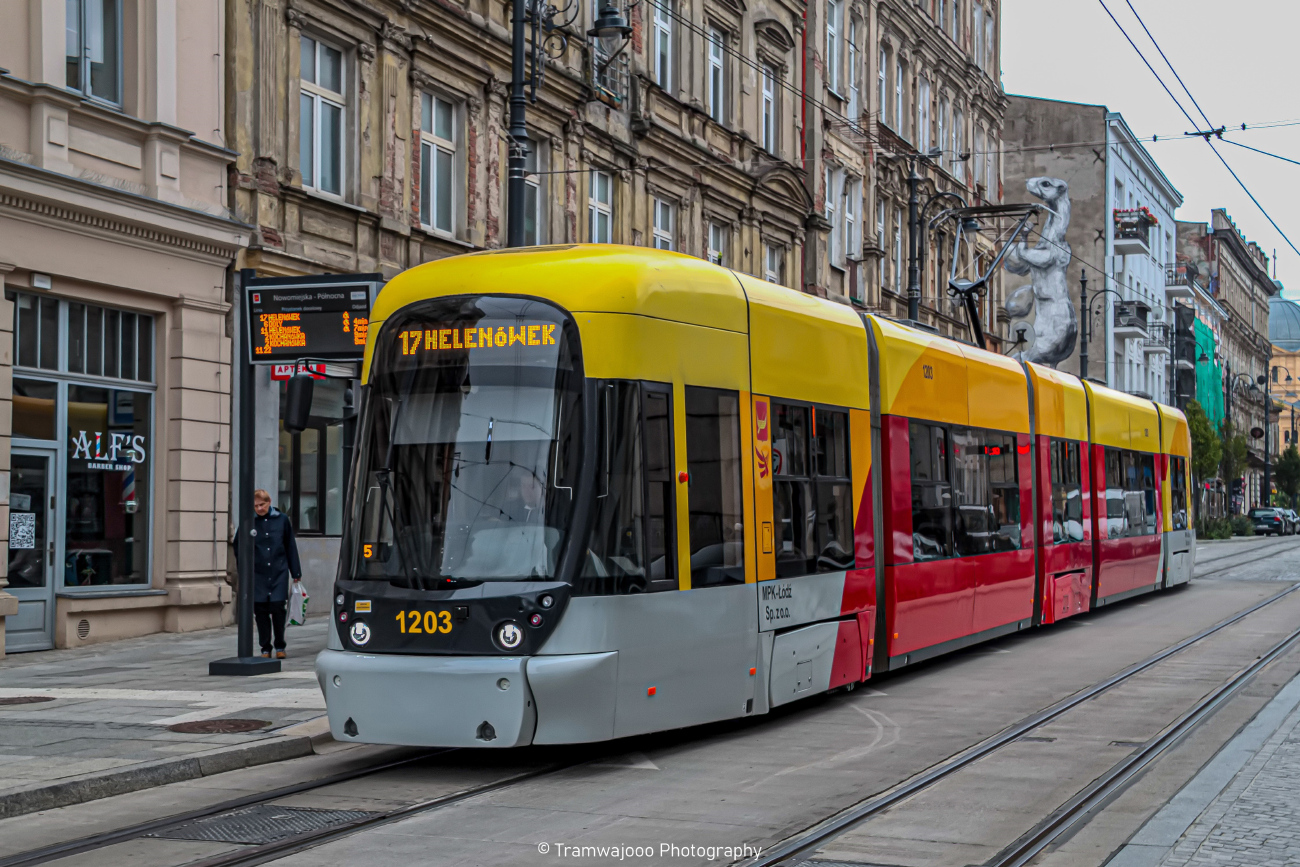 Лодзь, Bombardier Cityrunner № 1203 Лодзь, Bombardier Cityrunner № 1203