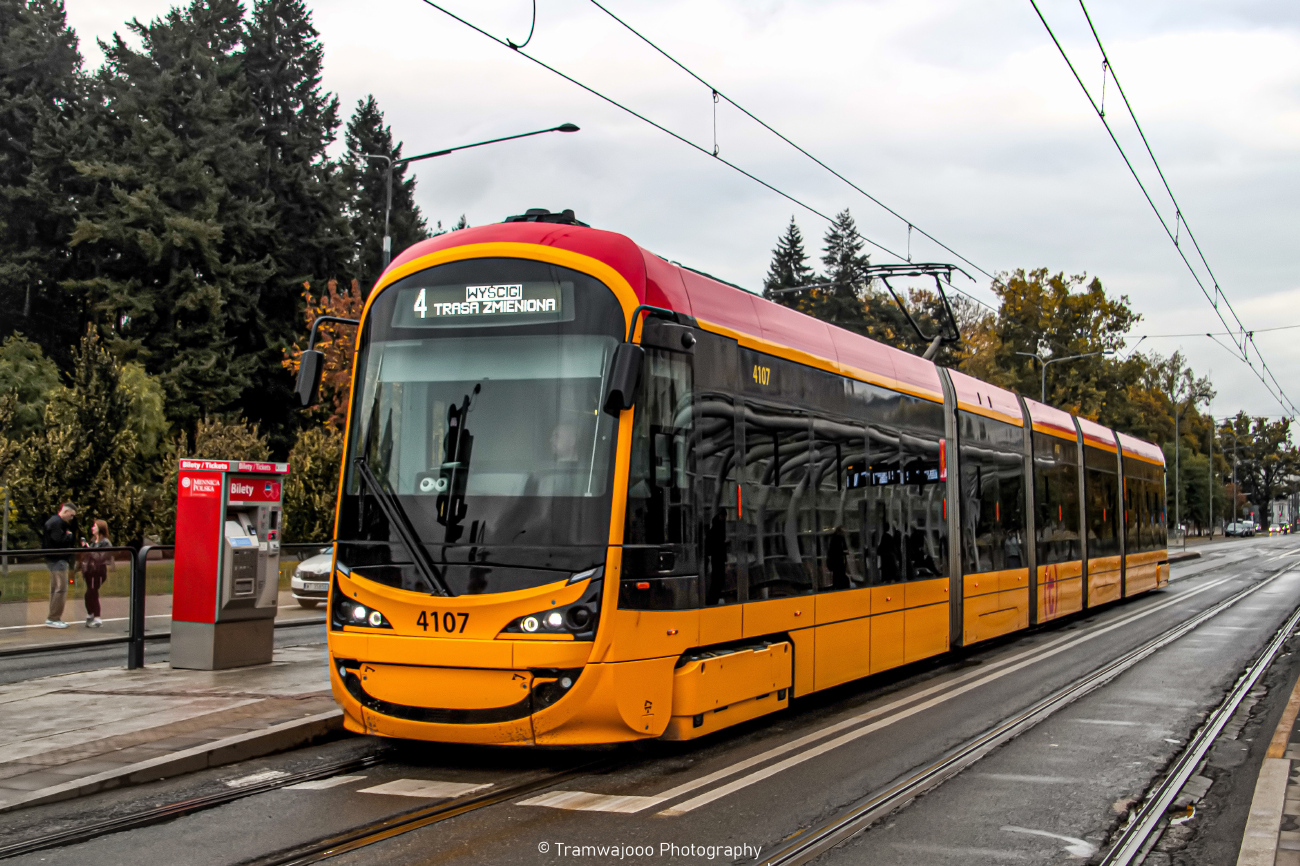 Варшава, Hyundai Rotem 141N № 4107