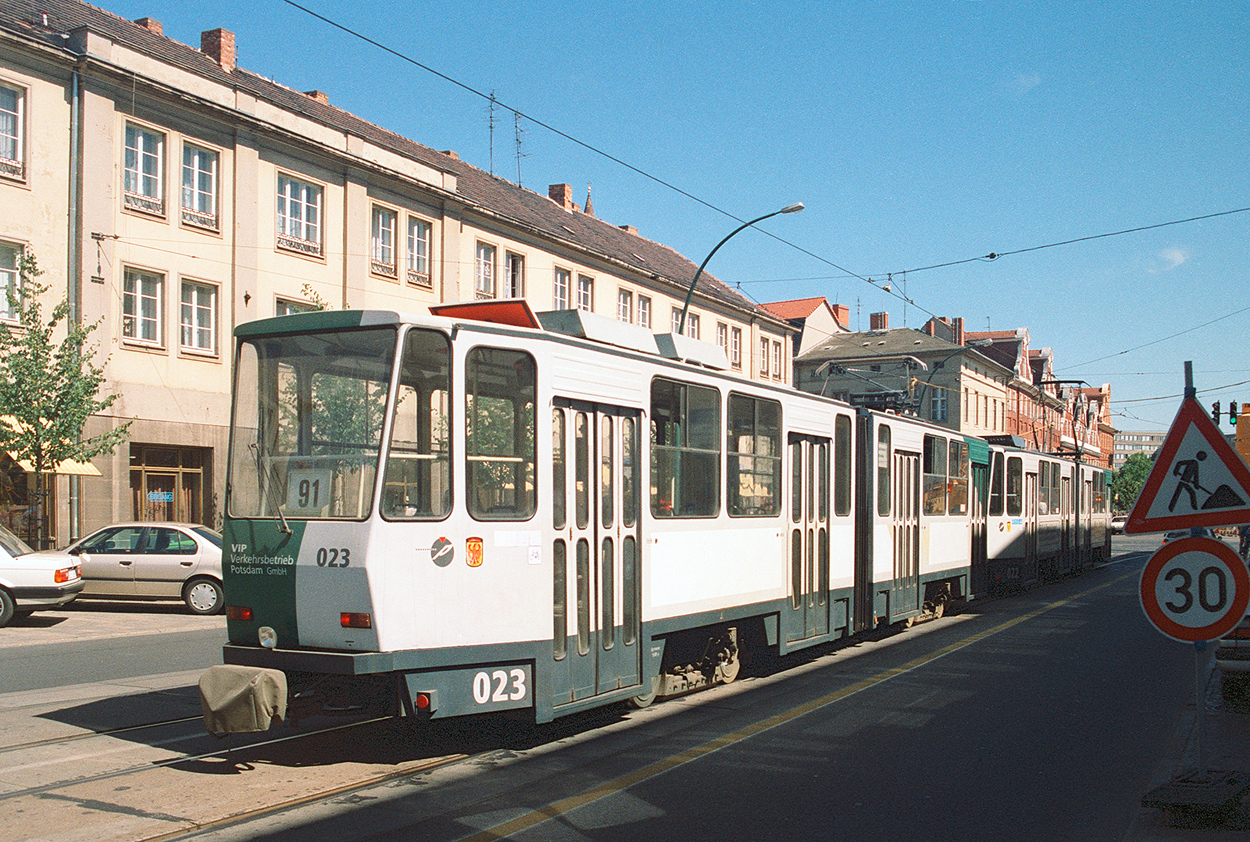 Патсдам, Tatra KT4D № 023; Патсдам — Старые фотографии