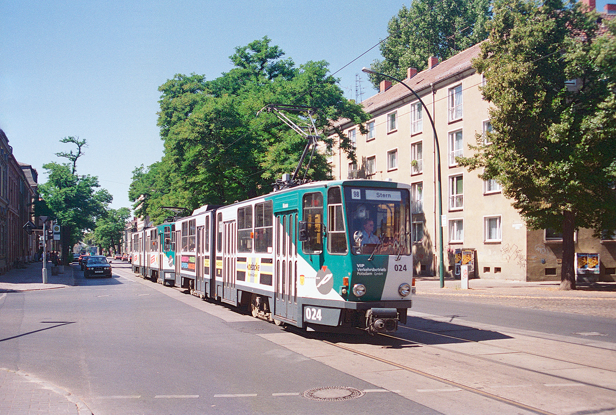 Патсдам, Tatra KT4D № 024; Патсдам — Старые фотографии