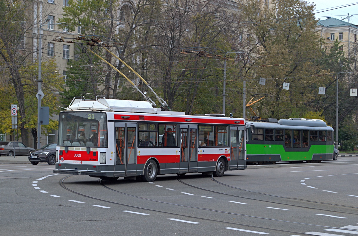 Харків, Škoda 21Tr № 3008
