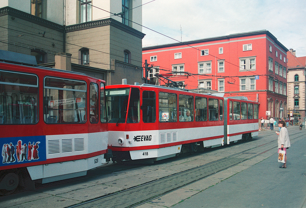Erfurt, Tatra KT4D # 418; Erfurt — Old photos