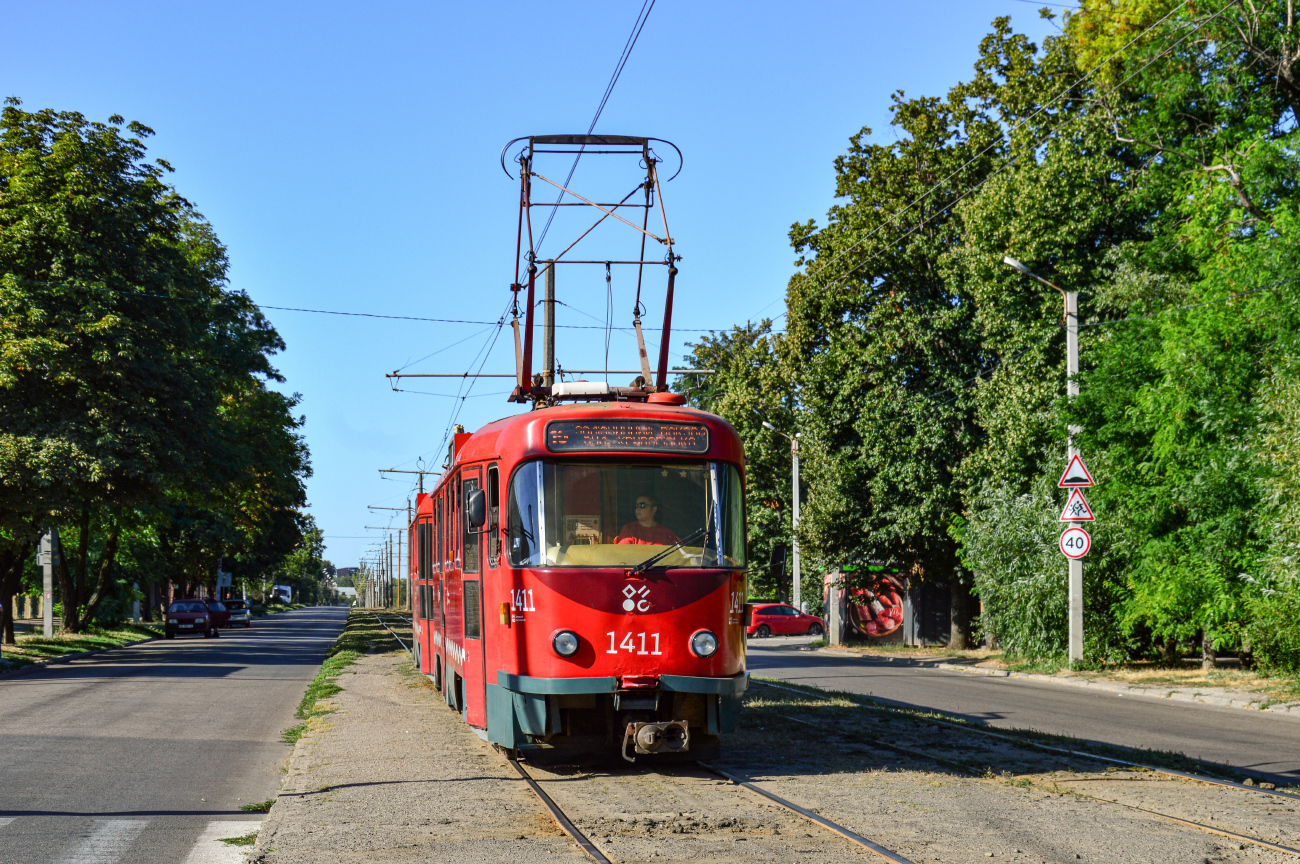 Днепр, Tatra T3DC1 № 1411