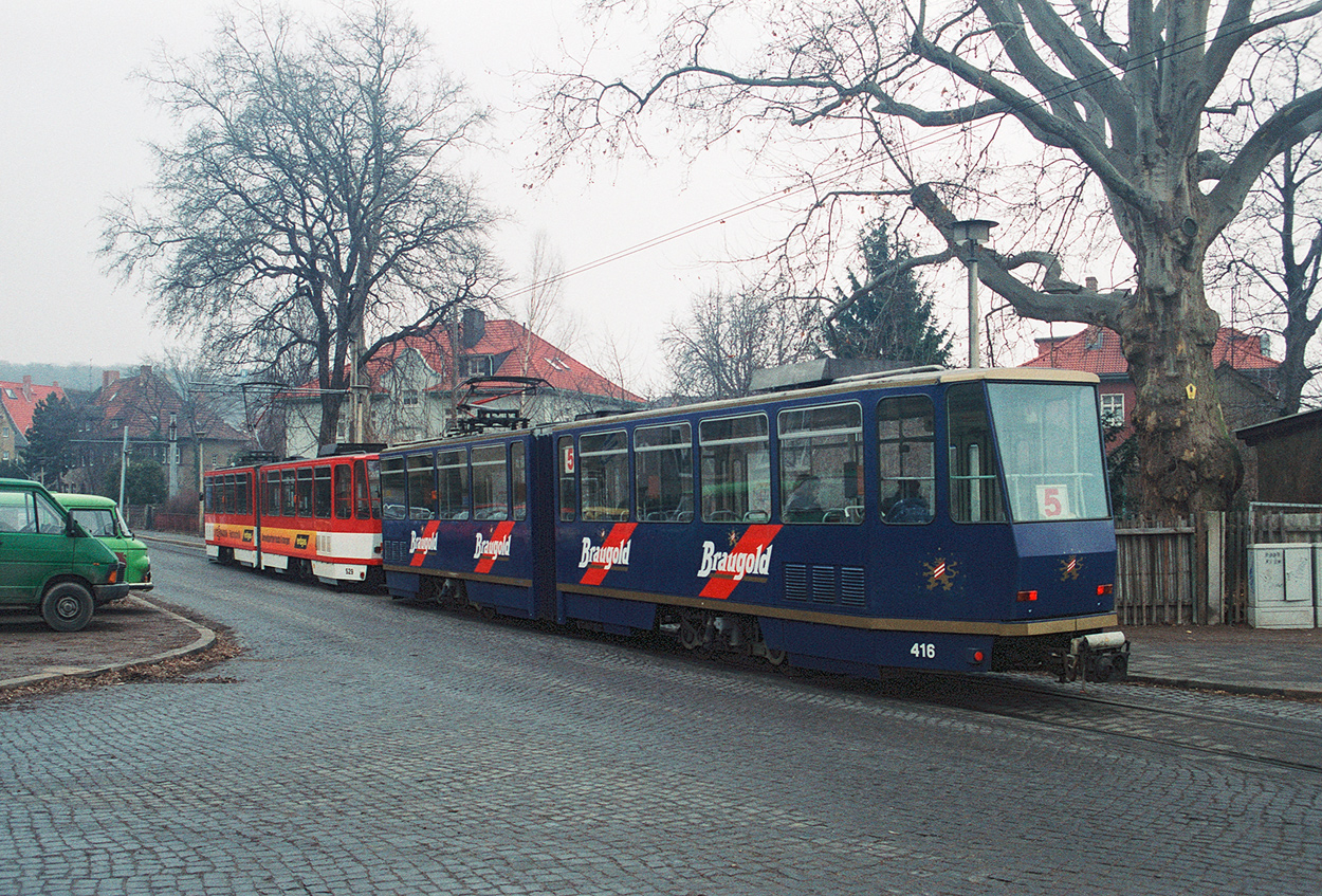 Erfurt, Tatra KT4D č. 416; Erfurt — Old photos