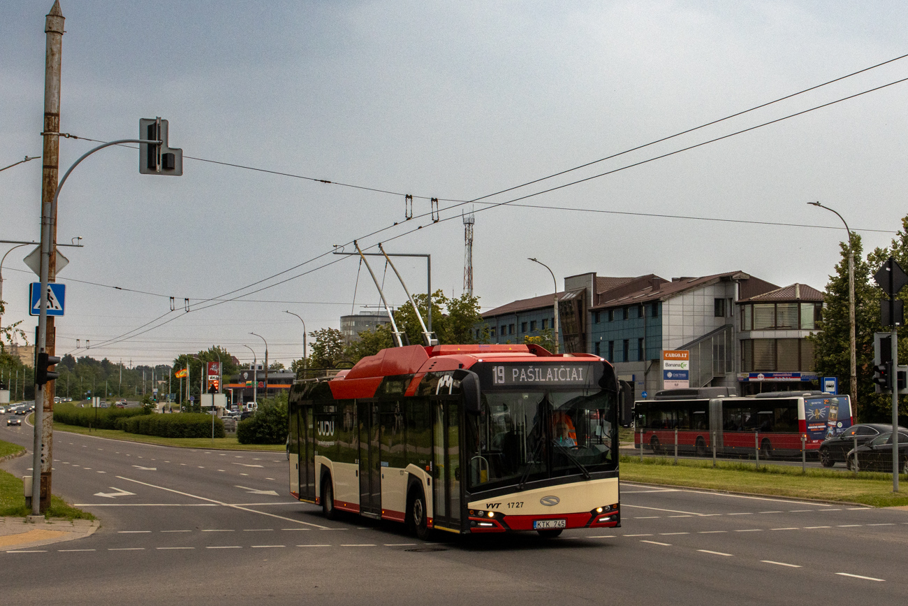 Vilnius, Solaris Trollino IV 12 Škoda № 1727