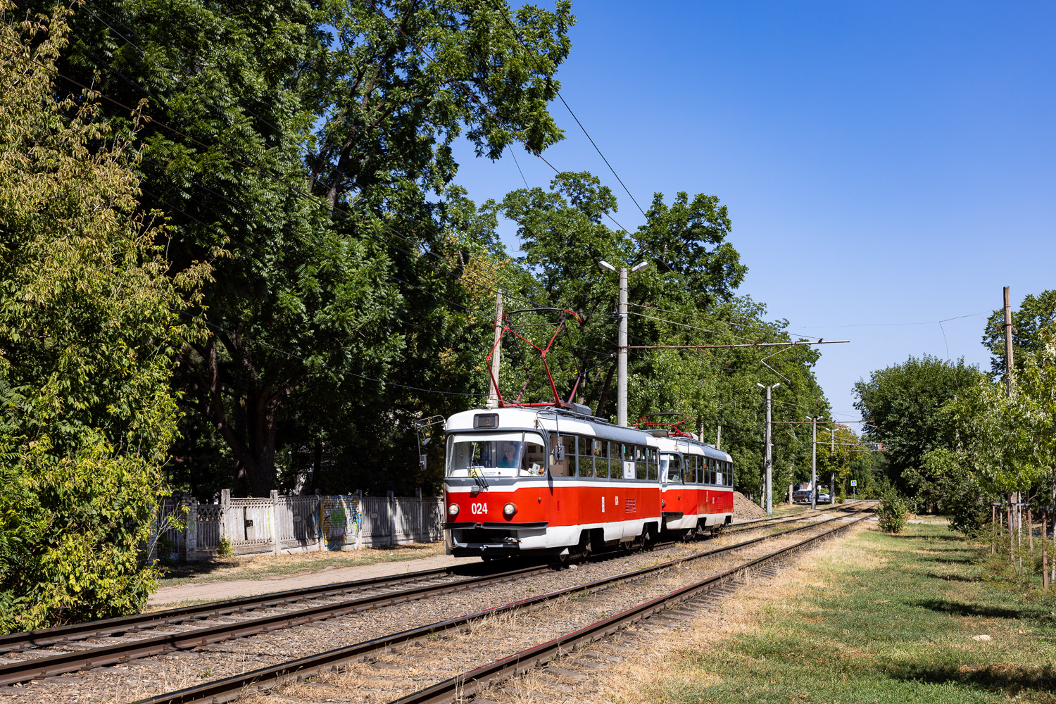 Краснодар, Tatra T3SU КВР ТРЗ № 024