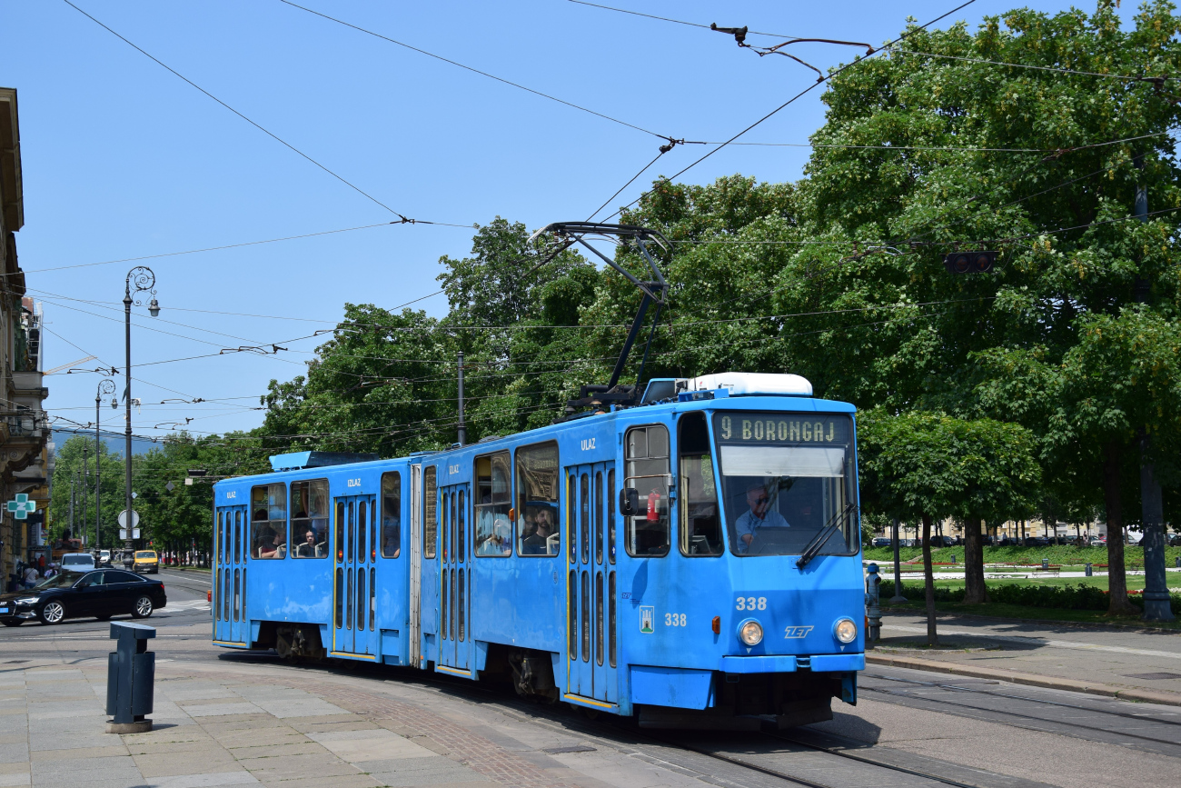 Загреб, Tatra KT4YU № 338