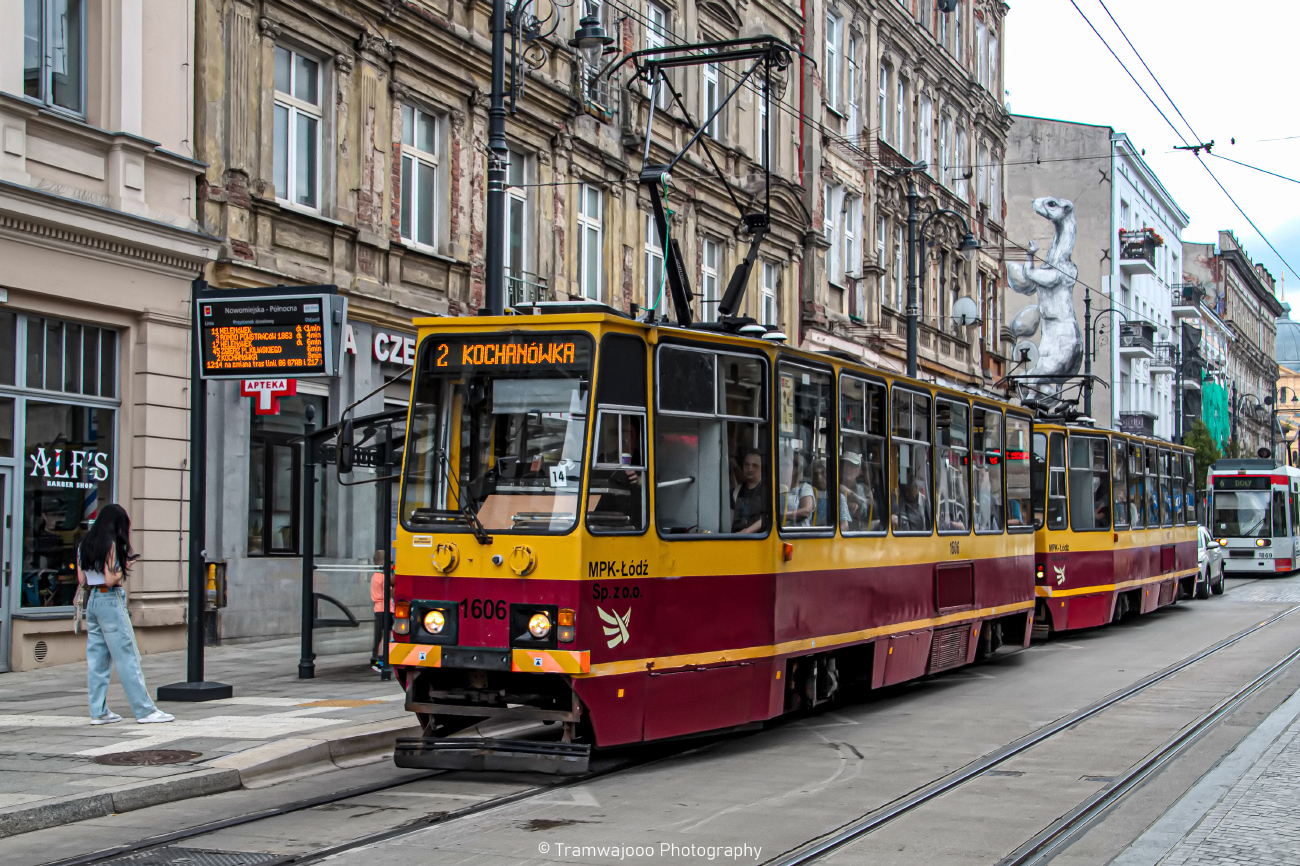 Lodz, Konstal 805Na N°. 1606