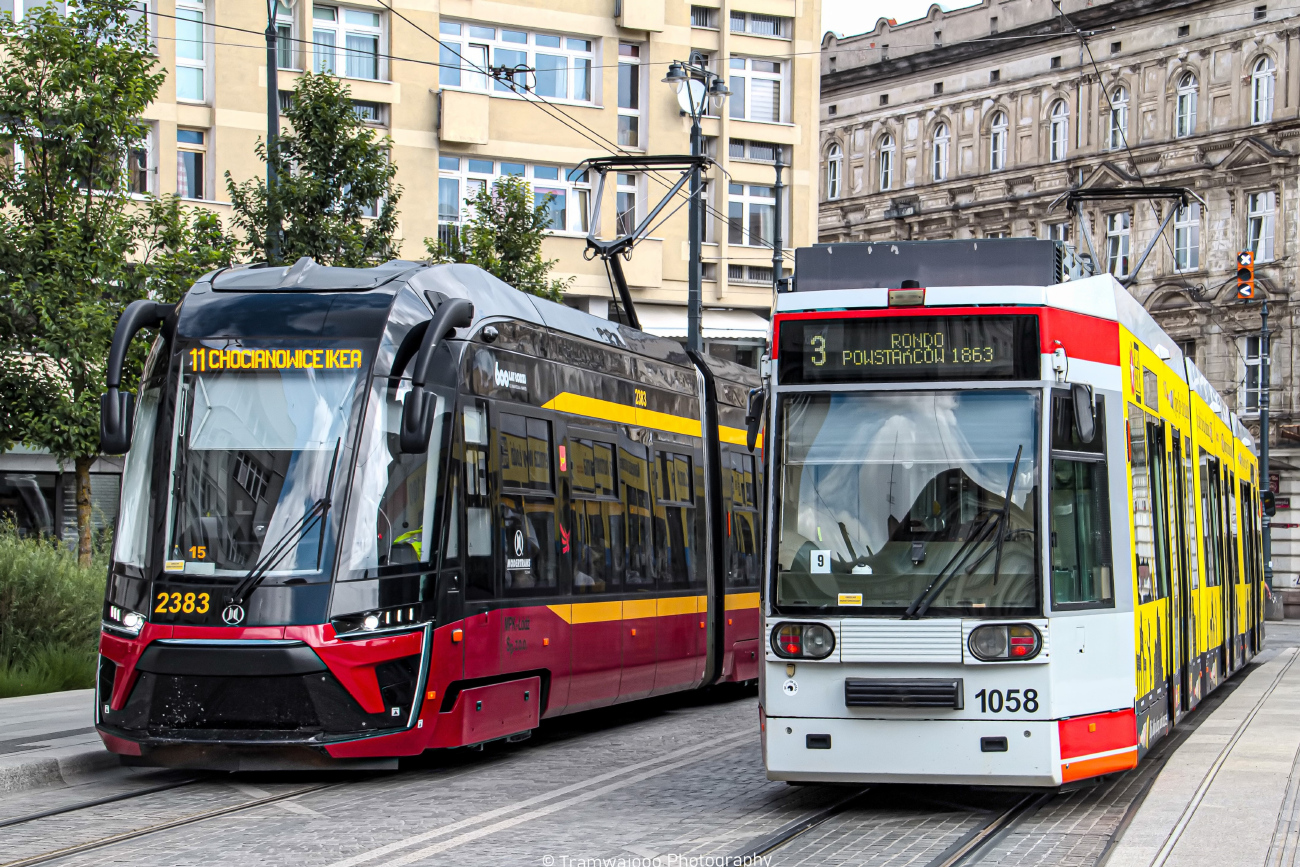 Lodz, Duewag MGT6D č. 1058