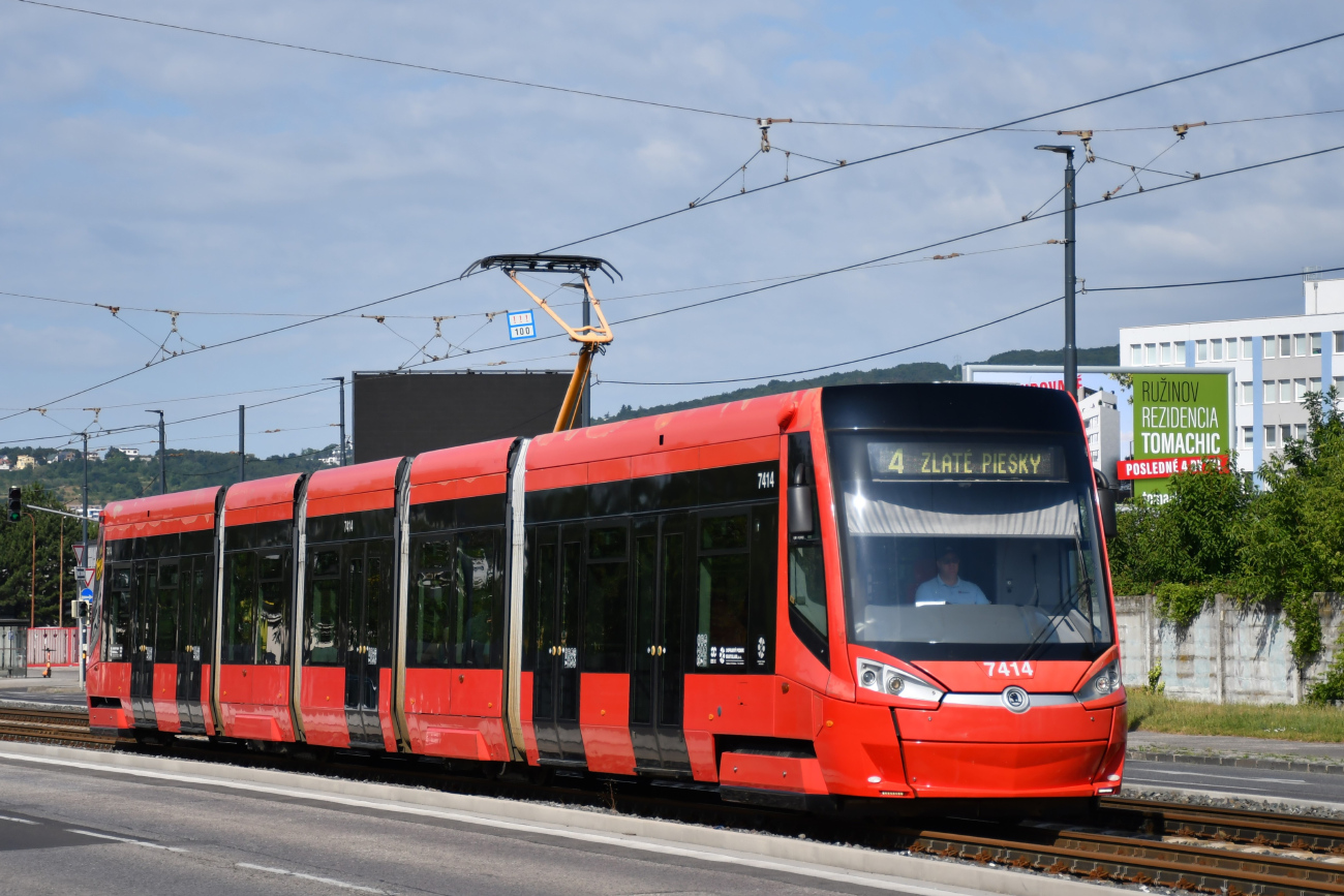 Bratislava, Škoda 29T ForCity Plus № 7414