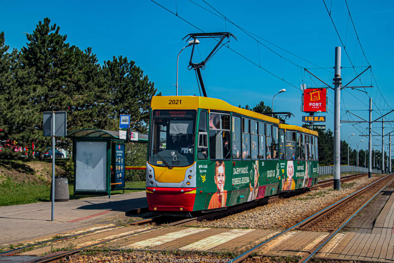 Лодзь, Konstal 805NaND № 2021