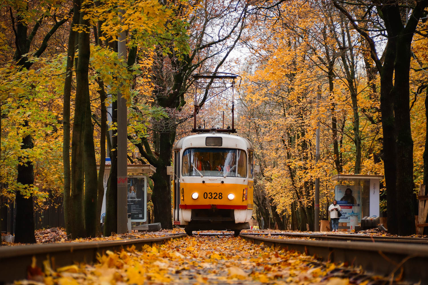 Москва, Tatra T3SU № 0328