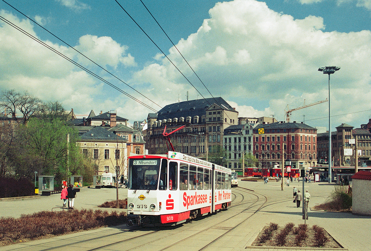 Плауэн, Tatra KT4DM № 213; Плауэн — Старые фотографии