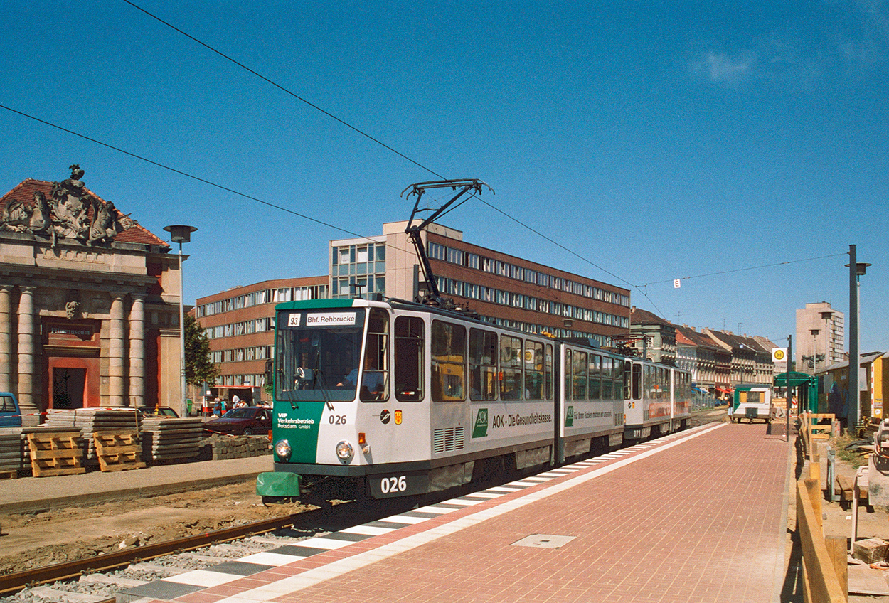 Патсдам, Tatra KT4D № 026; Патсдам — Старые фотографии