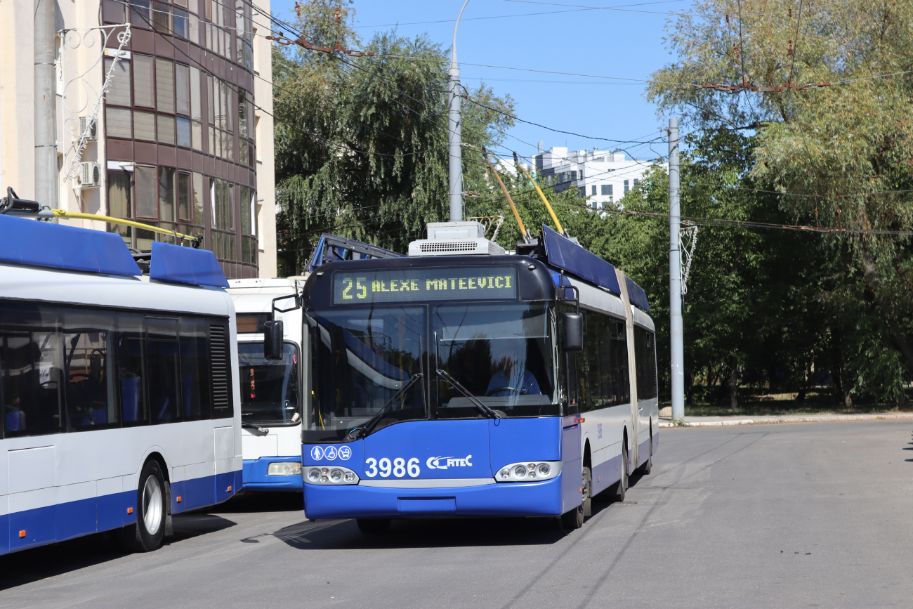 Кишинёв, Solaris Trollino II 18 Ganz № 3986
