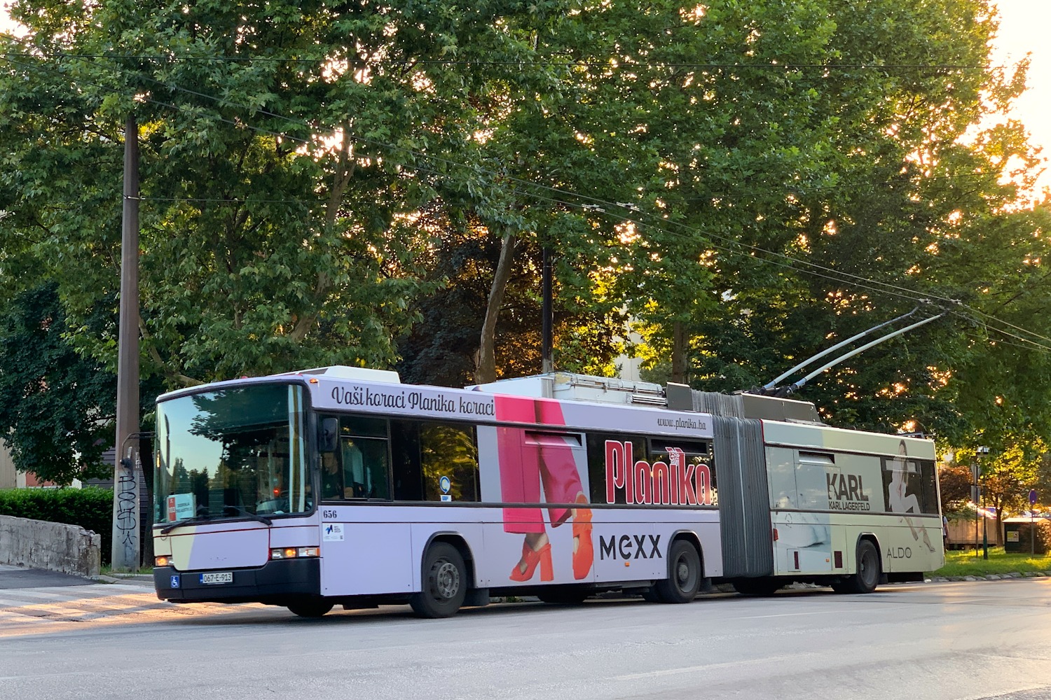 Сараево, Hess SwissTrolley 2 (BGT-N1) № 656 Сараево, Hess SwissTrolley 2 (BGT-N1) № 656