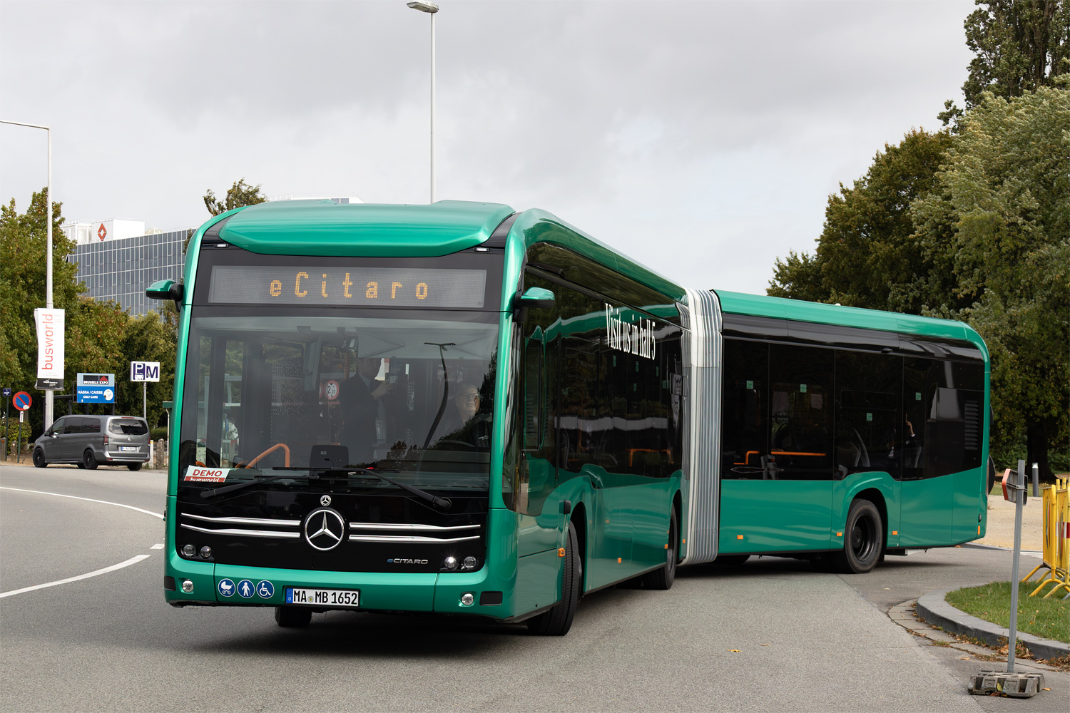 Рейн-Неккар, Mercedes-Benz eCitaro G № MA-MB 1652; Брюссель — Busworld Europe 2025