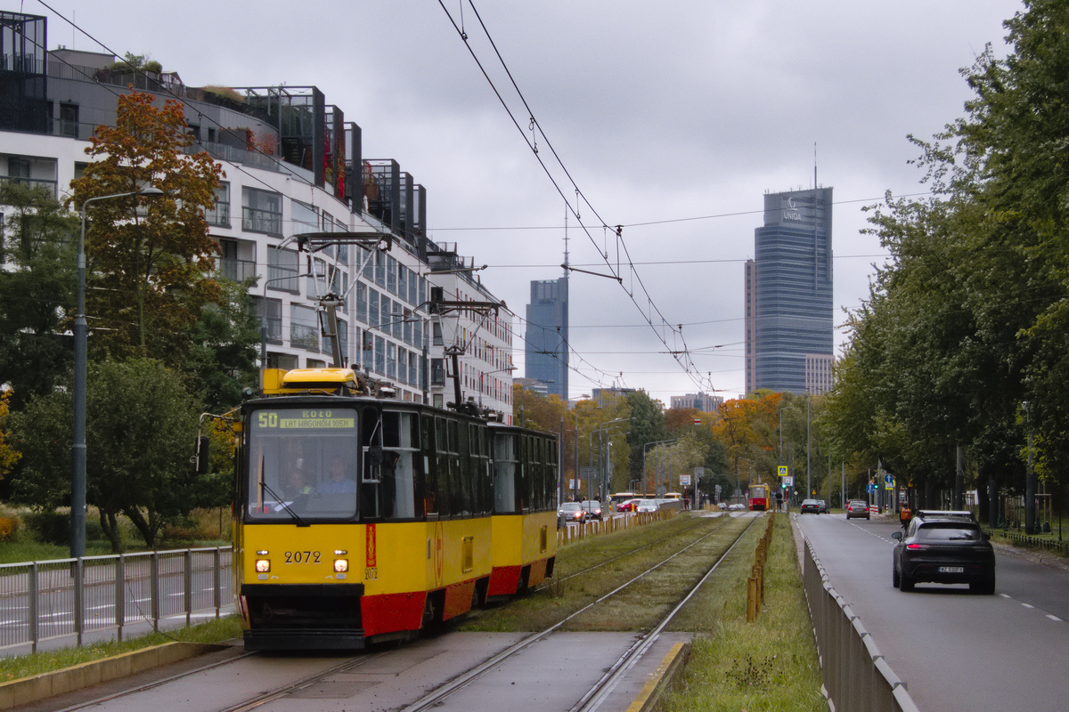 Варшава, Konstal 105N2k № 2072