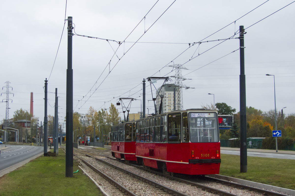 Варшава, Konstal 105Na № 1001