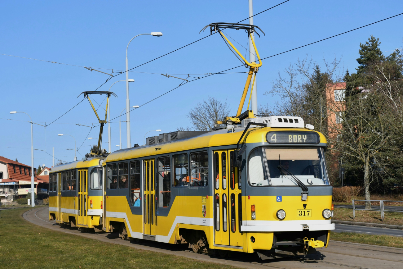 Пльзень, Tatra T3R.PLF № 317