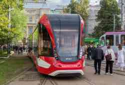 Санкт-Петербург, 71-931АМ «Витязь-Ленинград» № 8929; Санкт-Петербург — Выставка вагонов на 118-летие трамвая