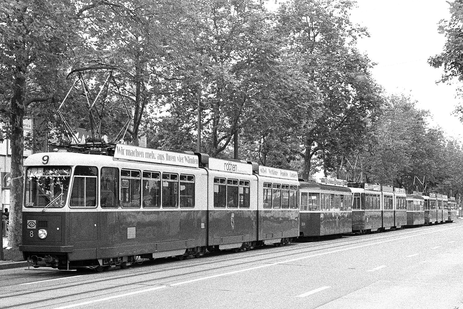 Берн, SWS/BBC Be 8/8 № 8; Берн, FFA/SWP B4 № 324