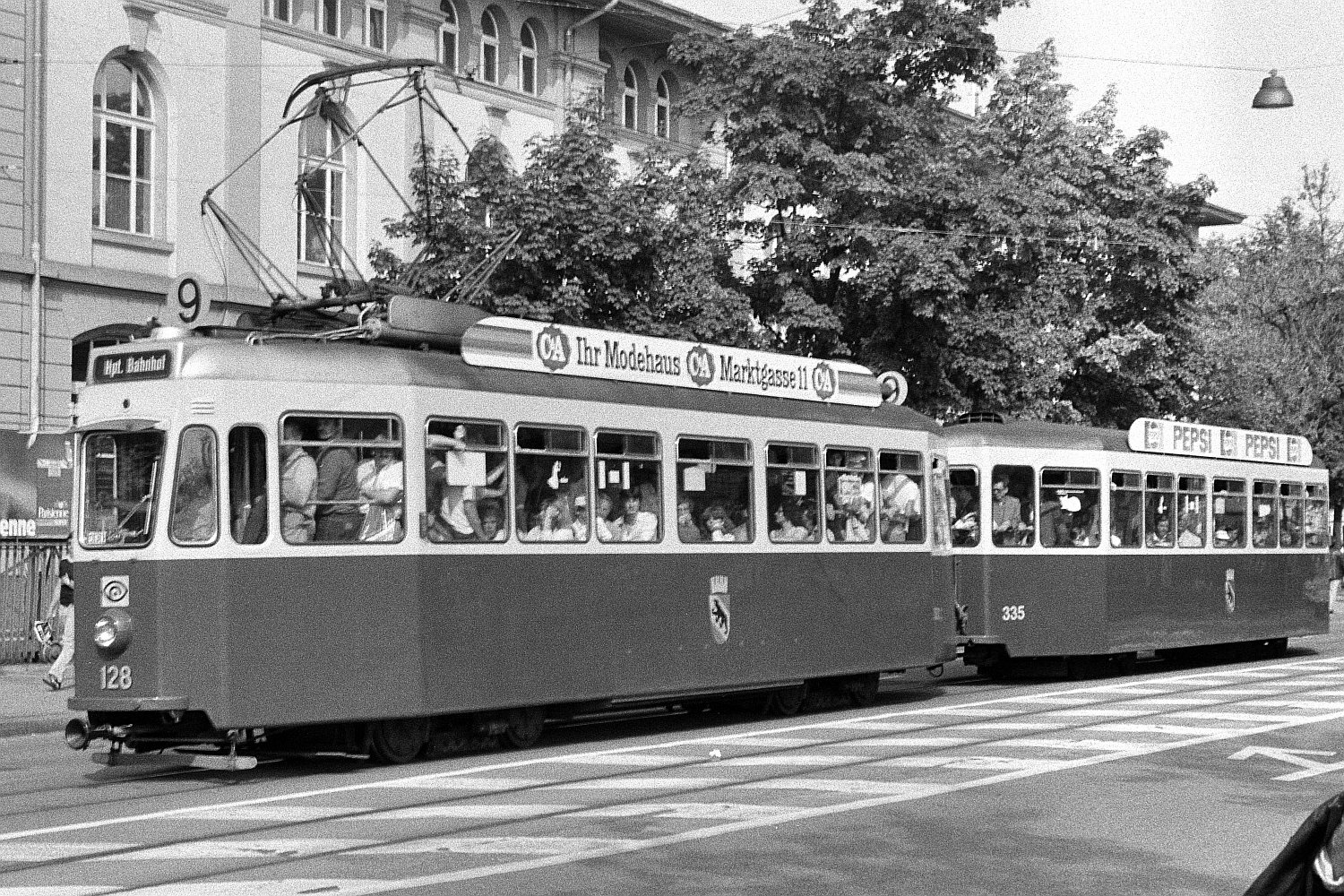 Berne, SWS/MFO/BBC Be 4/4 N°. 128; Berne, SIG B4 N°. 335