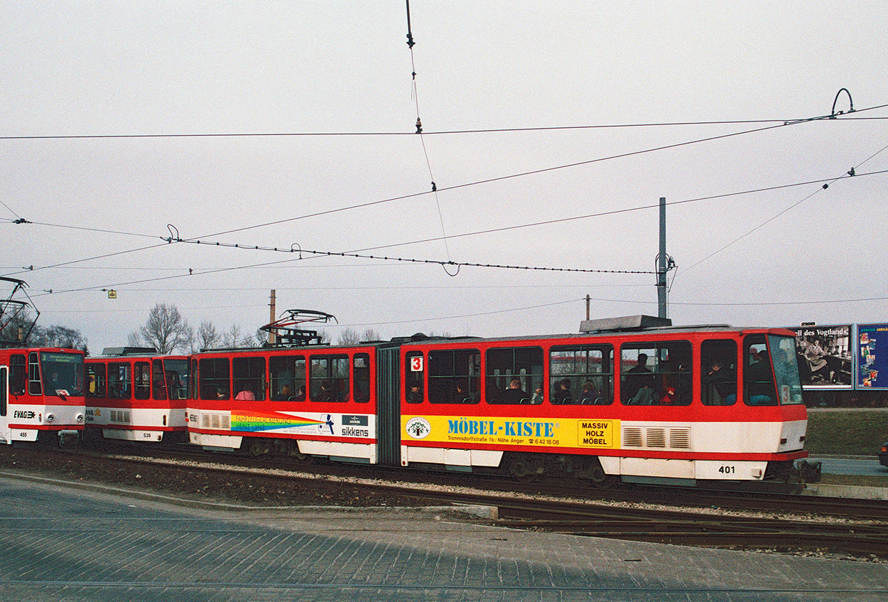 Erfurt, Tatra KT4D č. 401; Erfurt — Old photos