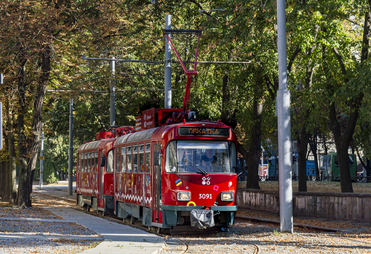 Dnipro, Tatra T4D-M1 # 3091
