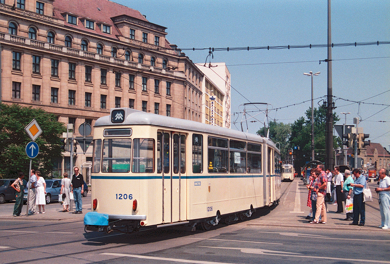 Leipzig, Gotha G4-65 č. 1206; Leipzig — 100 years of electric trams in Leipzig (June 8, 1996)