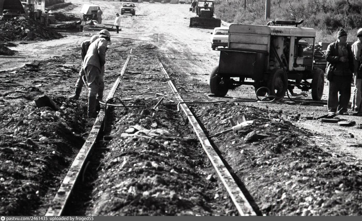 Omsk — Historical photos; Omsk — Repairs