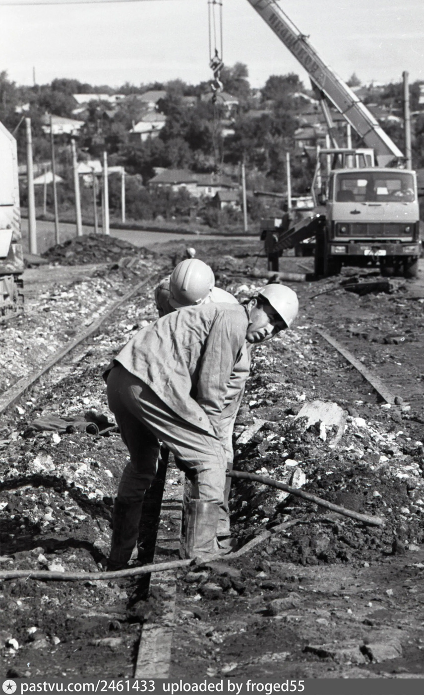Omsk — Historical photos; Omsk — Repairs