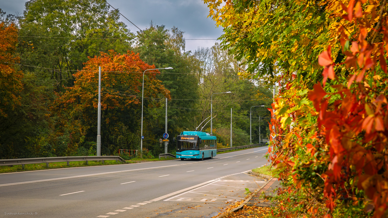 Острава — Троллейбусные линии и инфраструктура