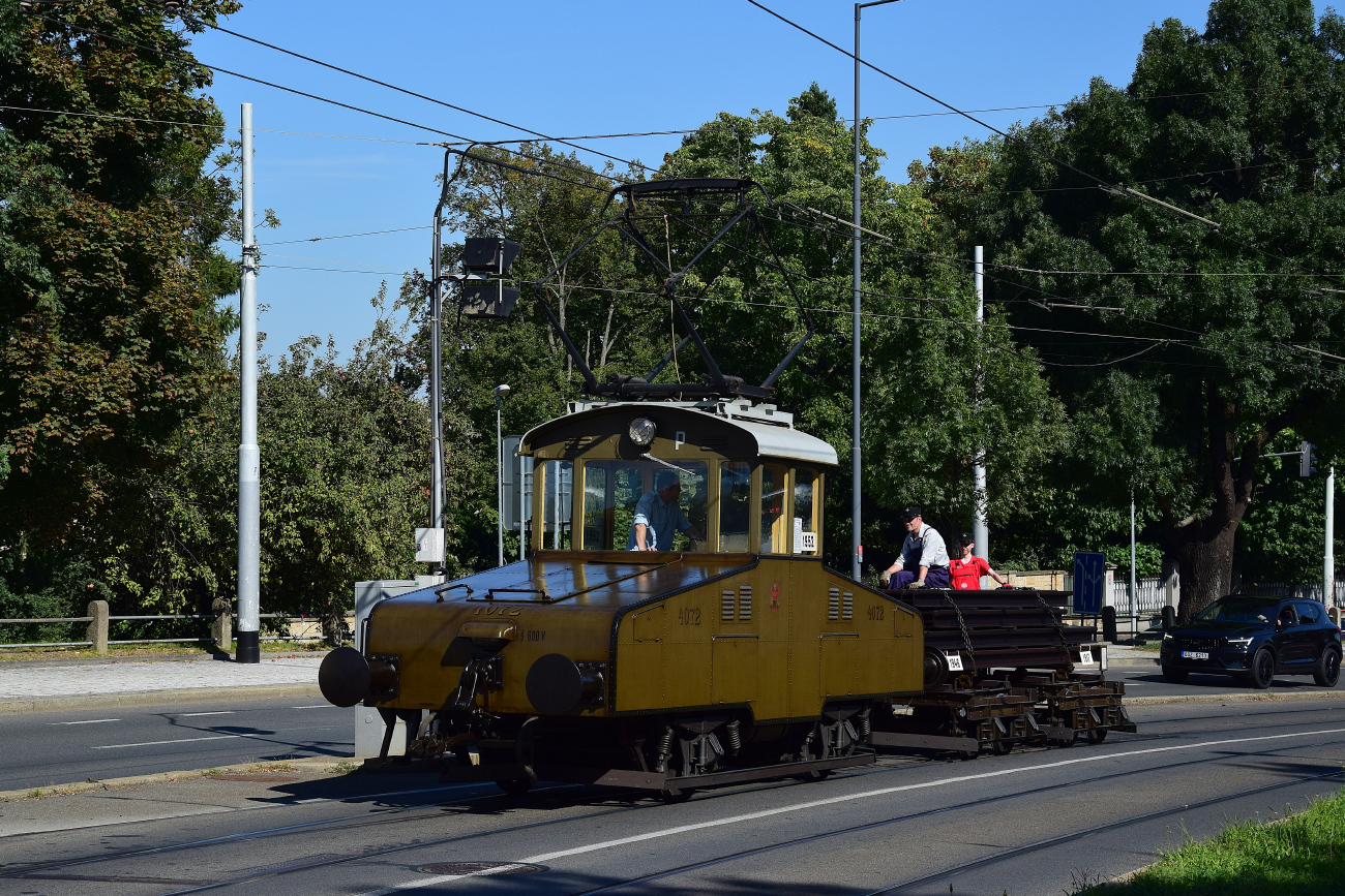 Прага, Электровоз № 4072; Прага — 150 лет городскому транспорту в Праге Прага, Электровоз № 4072; Прага — 150 лет городскому транспорту в Праге