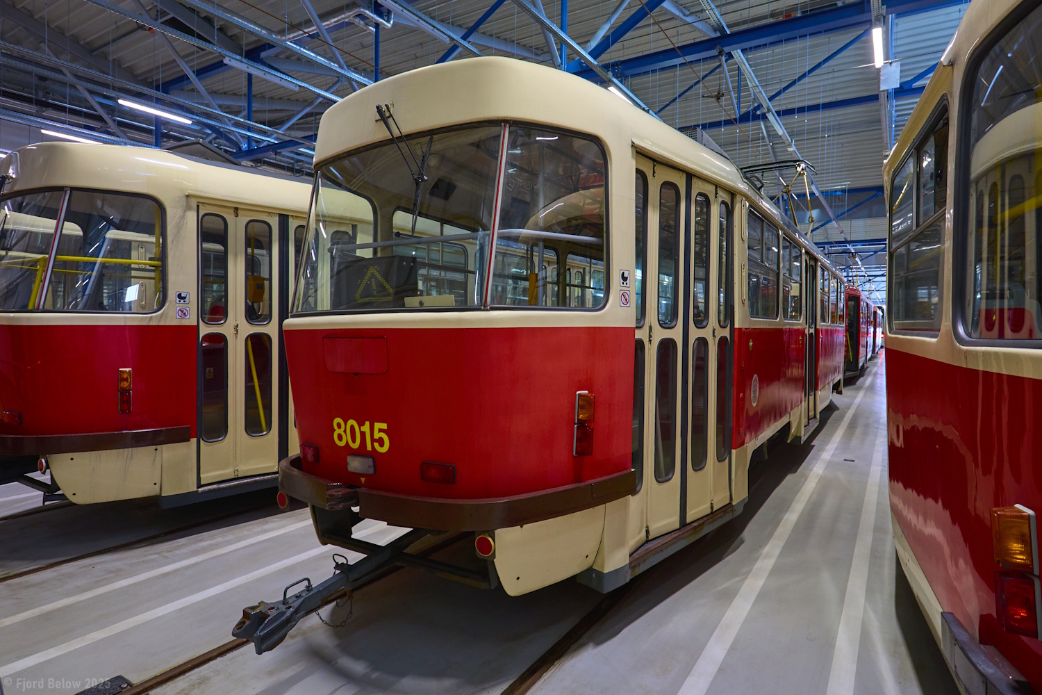 Прага, Tatra T3M2-DVC № 8015; Прага — 150 лет городскому транспорту в Праге Прага, Tatra T3M2-DVC № 8015; Прага — 150 лет городскому транспорту в Праге