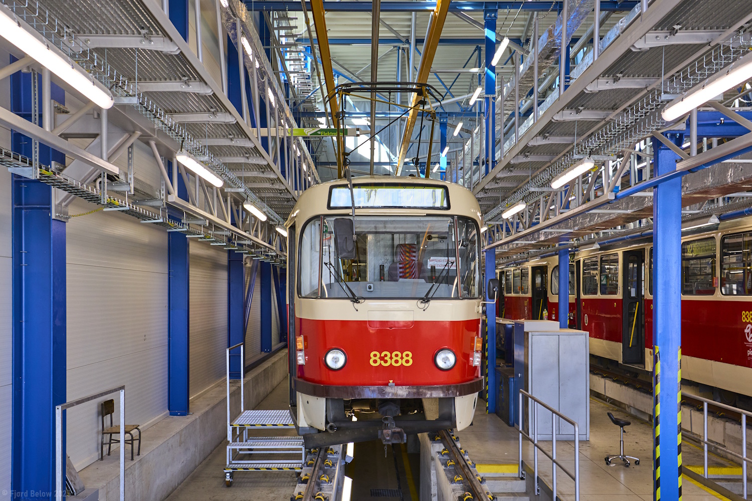 Praha, Tatra T3R.P # 8388; Praha — 150th anniversary of Prague's urban transport