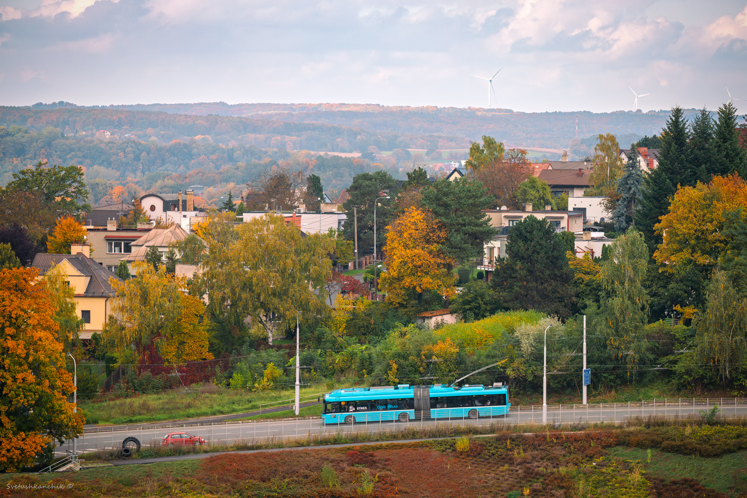 Ostrava — Trolleybus Lines and Infrastructure