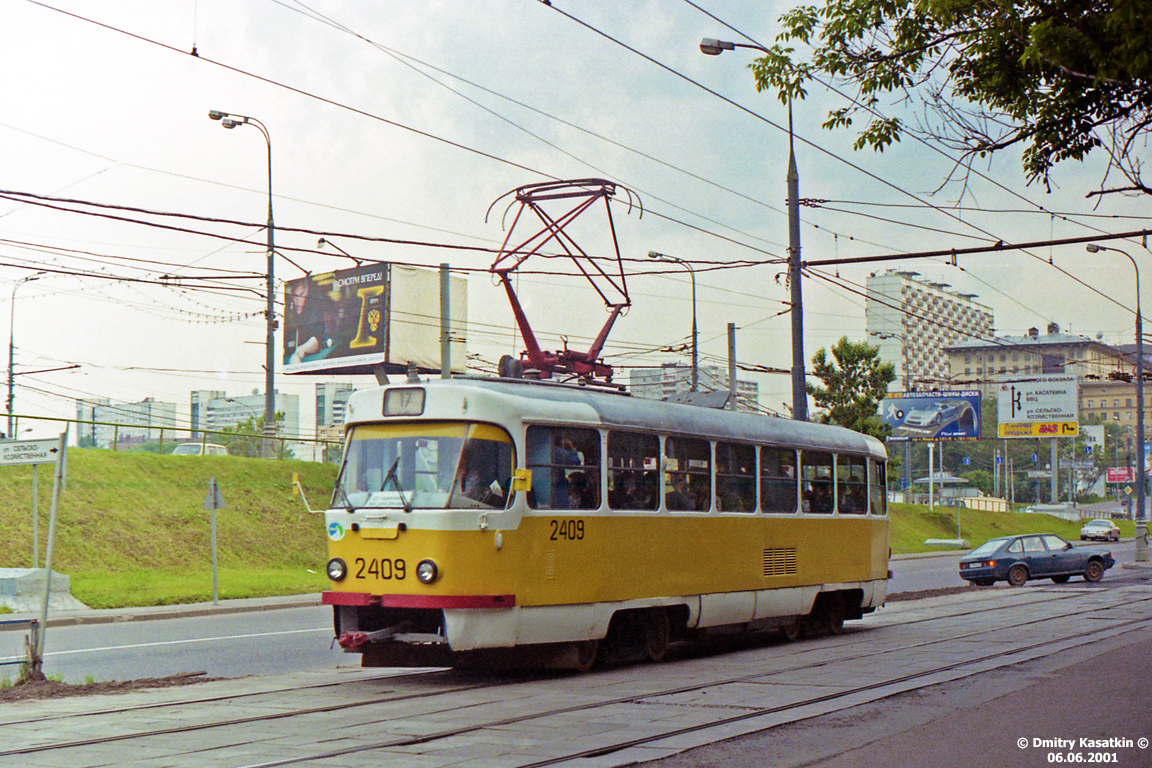 Москва, Tatra T3SU № 2409
