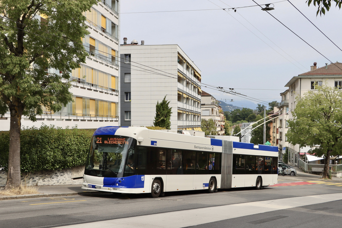Lausanne, Hess lighTram 19 DC č. 819