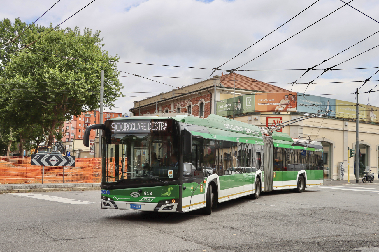 Милан, Solaris Trollino IV 18 Kiepe № 818