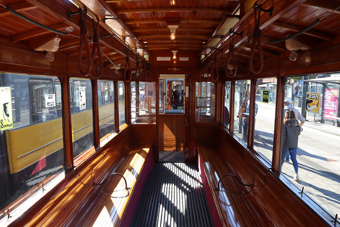 Амстердам, Двухосный прицепной Werkspoor № 663; Амстердам — 50 лет Museumtramlijn Amsterdam
