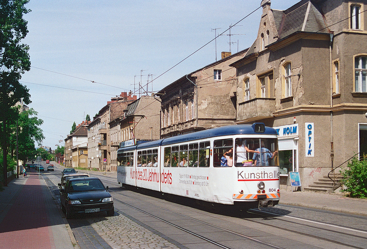 Бранденбург-на-Хафеле, Duewag GT8 № 804; Бранденбург-на-Хафеле — Старые фотографии
