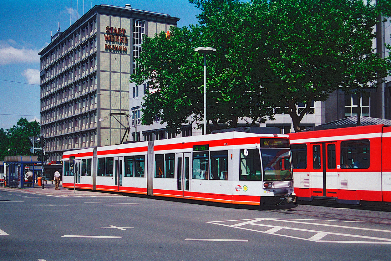 Bochum – Gelsenkirchen, Duewag MGT6D N°. 424; Bochum – Gelsenkirchen — Old Photos