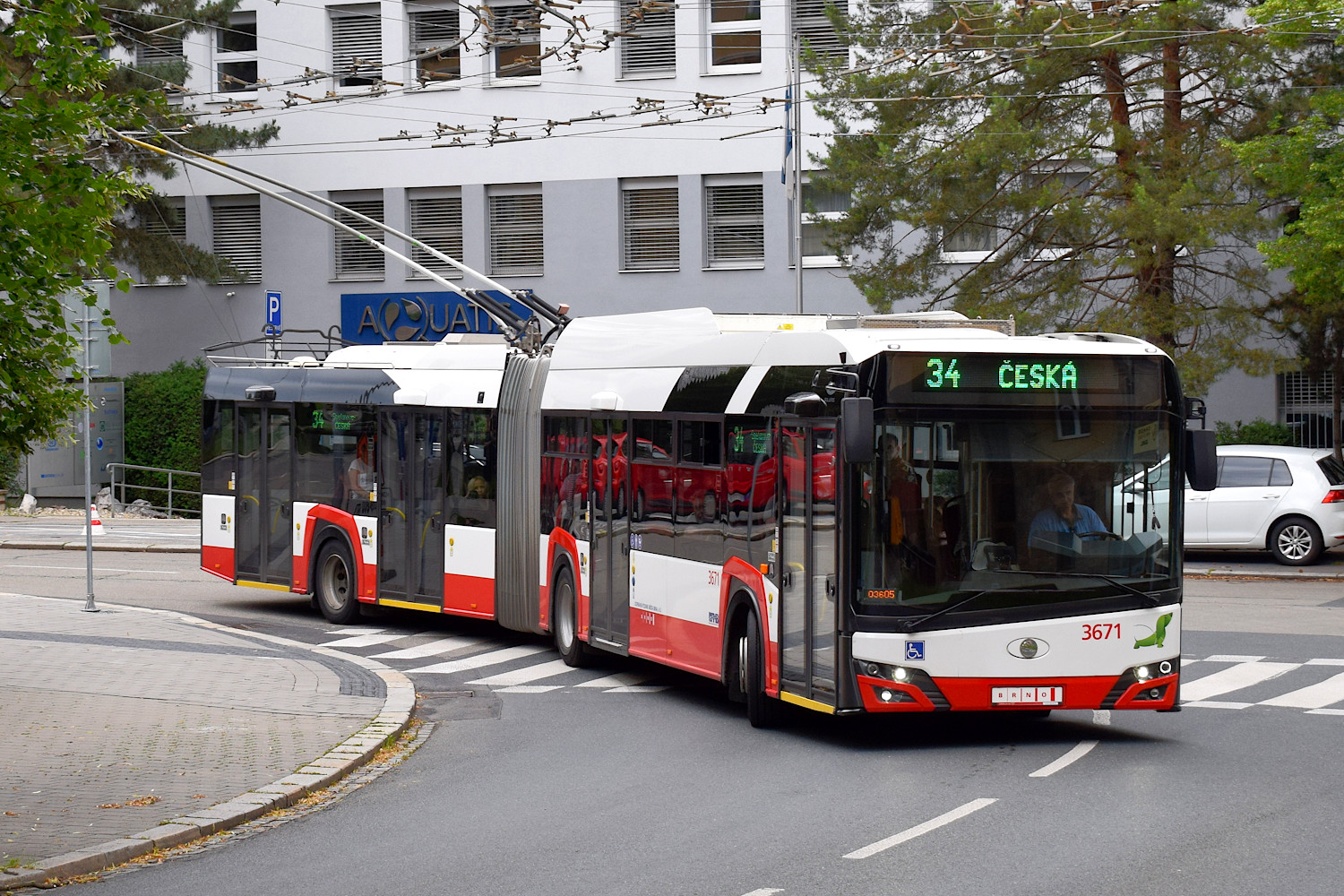 Brno, Škoda 27Tr Solaris IV č. 3671